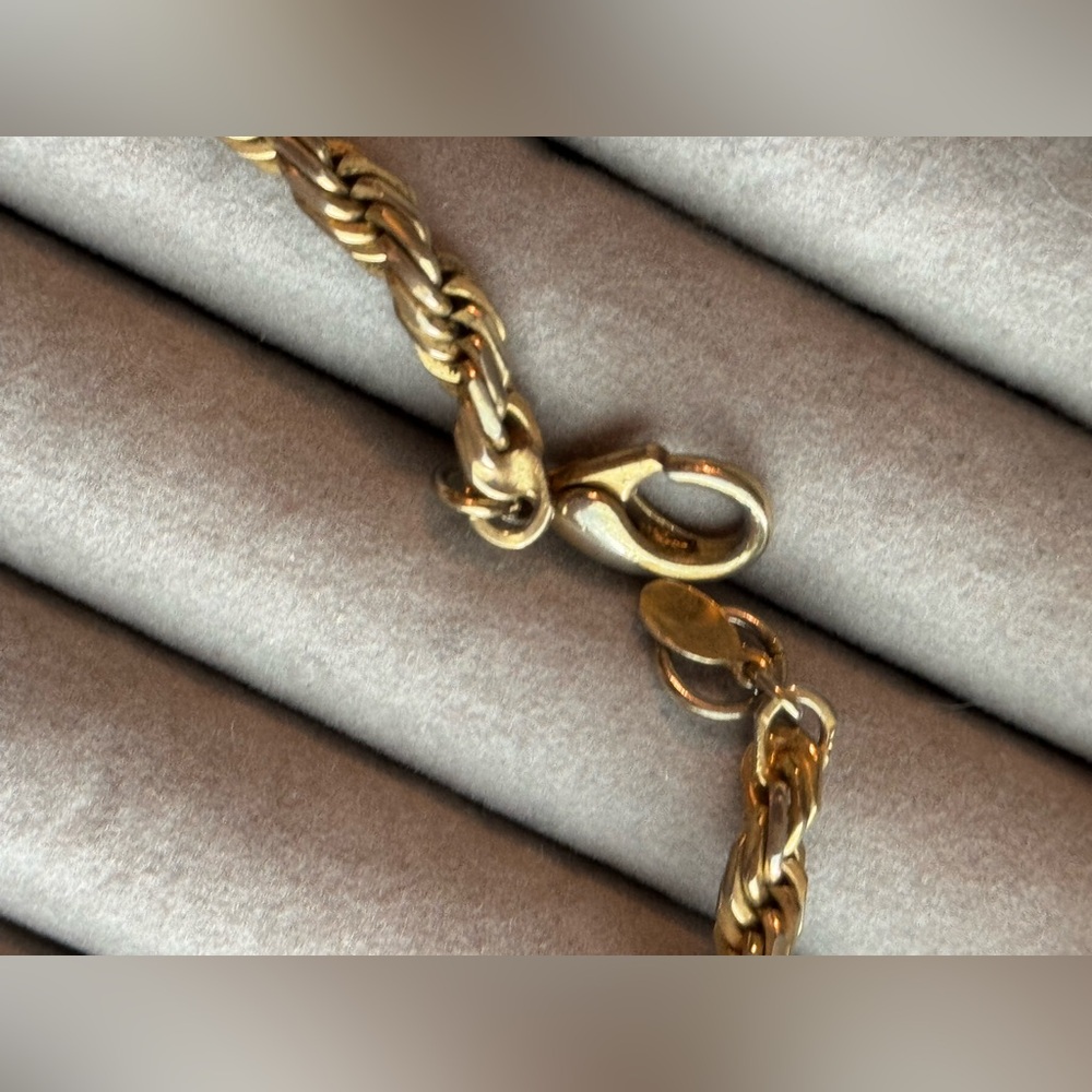 Vintage Givenchy  Rope Chain Necklace - Picture 4 of 9